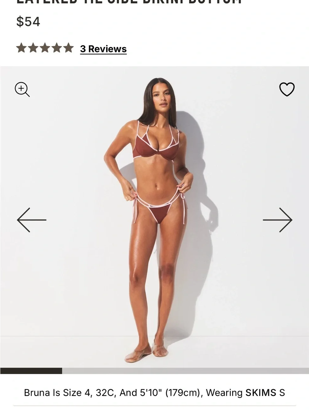 Skims bikini NWT